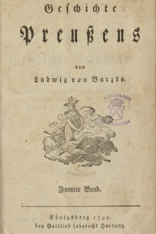 Geschichte Preussens. Bd. 2
