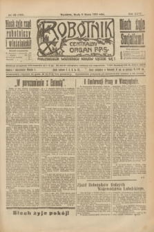 Robotnik : centralny organ P.P.S. R.26, nr 62 (3 marca 1920) = nr 850