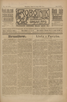 Robotnik : centralny organ P.P.S. R.26, nr 142 (28 maja 1920) = nr 930
