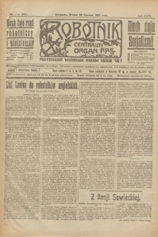Robotnik : centralny organ P.P.S. R.26, nr 174 (29 czerwca 1920) = nr 962