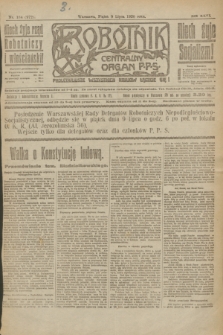 Robotnik : centralny organ P.P.S. R.26, nr 184 (9 lipca 1920) = nr 972