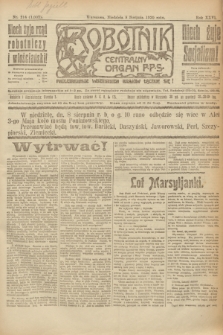 Robotnik : centralny organ P.P.S. R.26, nr 214 (8 sierpnia 1920) = nr 1002