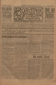 Robotnik : centralny organ P.P.S. R.26, nr 251 (14 września 1920) = nr 1039