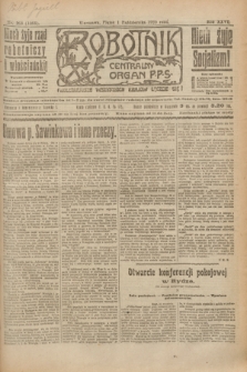Robotnik : centralny organ P.P.S. R.26, nr 268 (1 października 1920) = nr 1055