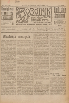Robotnik : centralny organ P.P.S. R.26, nr 304 (8 listopada 1920) = nr 1091