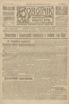 Robotnik : centralny organ P.P.S. R.27, nr 104 (22 kwietnia 1921) = nr 1246
