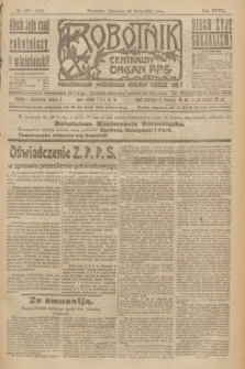 Robotnik : centralny organ P.P.S. R.27, nr 137 (26 maja 1921) = nr 1259