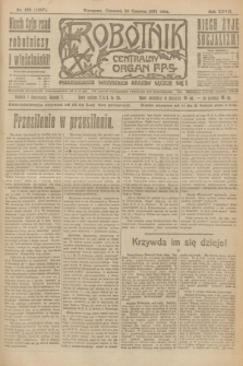 Robotnik : centralny organ P.P.S. R.27, nr 165 (23 czerwca 1921) = nr 1287