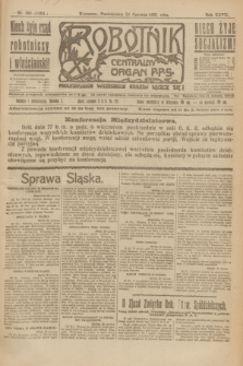 Robotnik : centralny organ P.P.S. R.27, nr 169 (27 czerwca 1921) = nr 1291