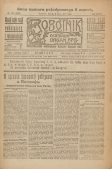 Robotnik : centralny organ P.P.S. R.27, nr 174 (2 lipca 1921) = nr 1296