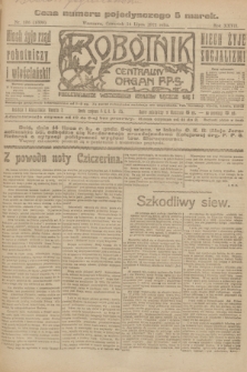 Robotnik : centralny organ P.P.S. R.27, nr 186 (14 lipca 1921) = nr 1308