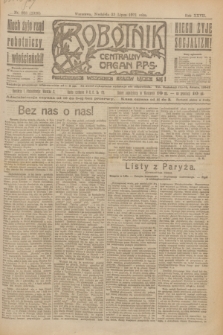 Robotnik : centralny organ P.P.S. R.27, nr 203 (31 lipca 1921) = nr 1325