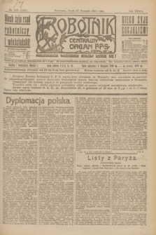 Robotnik : centralny organ P.P.S. R.27, nr 219 (17 sierpnia 1921) = nr 1341