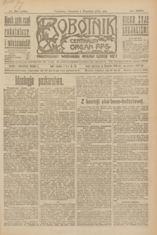 Robotnik : centralny organ P.P.S. R.27, nr 234 (1 września 1921) = nr 1356
