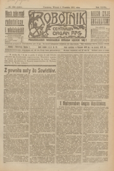 Robotnik : centralny organ P.P.S. R.27, nr 239 (6 września 1921) = nr 1361