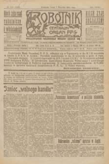Robotnik : centralny organ P.P.S. R.27, nr 240 (7 września 1921) = nr 1362