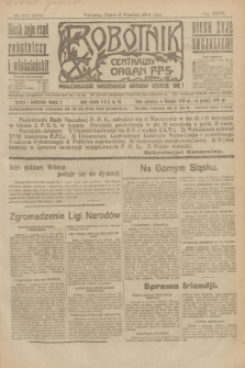 Robotnik : centralny organ P.P.S. R.27, nr 242 (9 września 1921) = nr 1364
