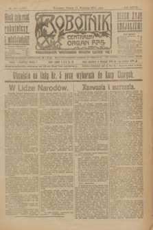 Robotnik : centralny organ P.P.S. R.27, nr 257 (24 września 1921) = nr 1379