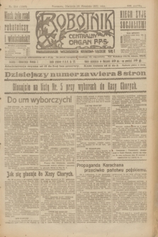 Robotnik : centralny organ P.P.S. R.27, nr 258 (25 września 1921) = nr 1380