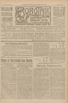 Robotnik : centralny organ P.P.S. R.27, nr 262 (29 września 1921) = nr 1384