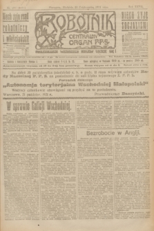 Robotnik : centralny organ P.P.S. R.27, nr 286 (23 października 1921) = nr 1408