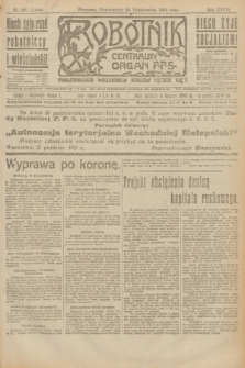 Robotnik : centralny organ P.P.S. R.27, nr 287 (24 października 1921) = nr 1409