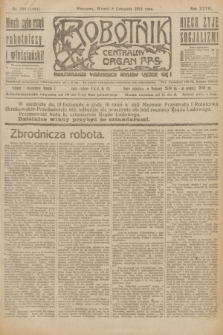 Robotnik : centralny organ P.P.S. R.27, nr 302 (8 listopada 1921) = nr 1424