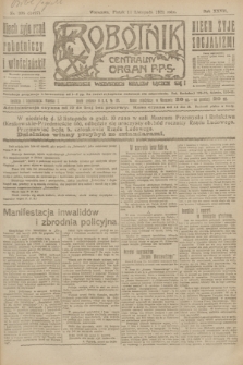 Robotnik : centralny organ P.P.S. R.27, nr 305 (11 listopada 1921) = nr 1427