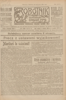 Robotnik : centralny organ P.P.S. R.27, nr 314 (20 listopada 1921) = nr 1436