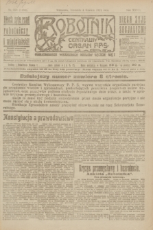 Robotnik : centralny organ P.P.S. R.27, nr 328 (4 grudnia 1921) = nr 1450