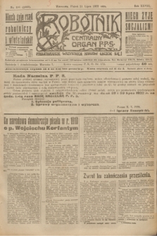 Robotnik : centralny organ P.P.S. R.28, nr 196 (21 lipca 1922) = nr 1668