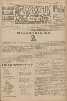 Robotnik : centralny organ P.P.S. R.28, nr 282 (15 października 1922) = nr 1754