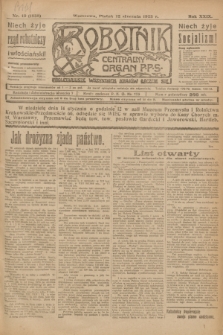Robotnik : centralny organ P.P.S. R.29, nr 10 (12 stycznia 1923) = nr 1838