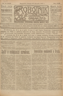 Robotnik : centralny organ P.P.S. R.29, nr 25 (27 stycznia 1923) = nr 1853