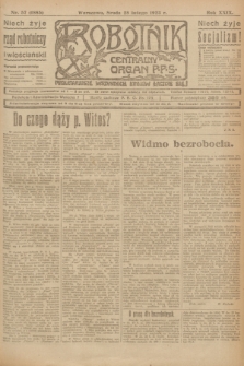 Robotnik : centralny organ P.P.S. R.29, nr 57 (28 lutego 1923) = nr 1885