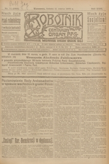 Robotnik : centralny organ P.P.S. R.29, nr 74 (17 marca 1923) = nr 1902