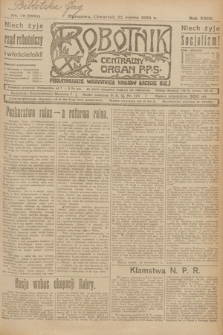 Robotnik : centralny organ P.P.S. R.29, nr 79 (22 marca 1923) = nr 1907