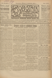 Robotnik : centralny organ P.P.S. R.29, nr 89 (3 kwietnia 1923) = nr 1917