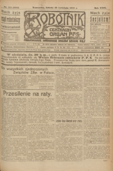 Robotnik : centralny organ P.P.S. R.29, nr 113 (28 kwietnia 1923) = nr 1941