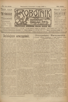 Robotnik : centralny organ P.P.S. R.29, nr 118 (3 maja 1923) = nr 1946