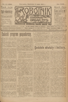 Robotnik : centralny organ P.P.S. R.29, nr 128 (13 maja 1923) = nr 1956