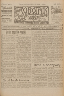 Robotnik : centralny organ P.P.S. R.29, nr 129 (14 maja 1923) = nr 1957