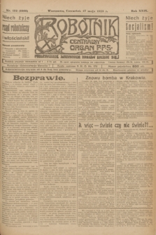 Robotnik : centralny organ P.P.S. R.29, nr 132 (17 maja 1923) = nr 1960