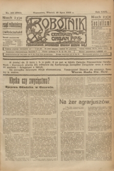 Robotnik : centralny organ P.P.S. R.29, nr 185 (10 lipca 1923) = nr 2013