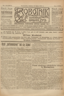 Robotnik : centralny organ P.P.S. R.29, nr 189 (14 lipca 1923) = nr 2017