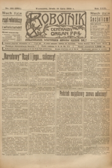 Robotnik : centralny organ P.P.S. R.29, nr 193 (18 lipca 1923) = nr 2021