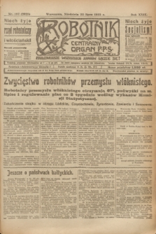 Robotnik : centralny organ P.P.S. R.29, nr 197 (22 lipca 1923) = nr 2025