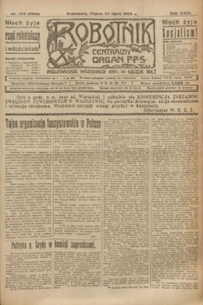 Robotnik : centralny organ P.P.S. R.29, nr 202 (27 lipca 1923) = nr 2030