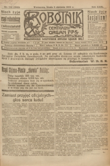 Robotnik : centralny organ P.P.S. R.29, nr 214 (8 sierpnia 1923) = nr 2042