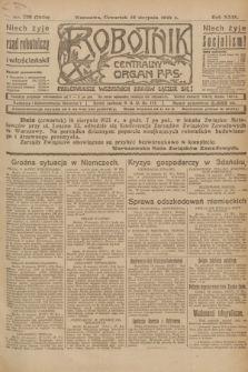 Robotnik : centralny organ P.P.S. R.29, nr 222 (16 sierpnia 1923) = nr 2050